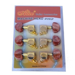 Alice Red Agate Gold-Plated Machine Heads ACCGDAP016V2JP