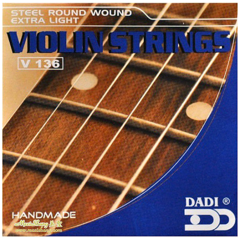 DADI Violin Steel Round Wound Strings Set Extra Light V136 ACCDAV136